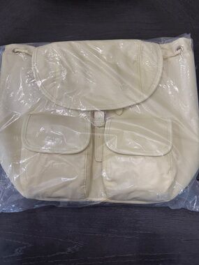 Yellow Year Of Ours Women's Backpack with Front Pockets